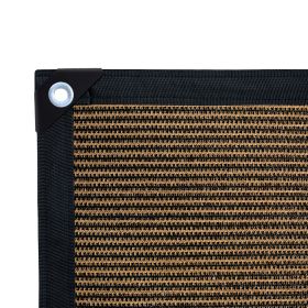 5ft*25ft Brown thickened sunshade fence, courtyard garden, privacy blocking net