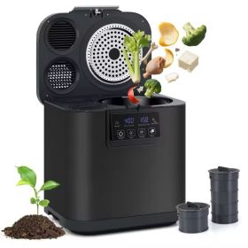 4 L Electric Composter with Lid and LED Display for Kitchen - 2 Activated Carbon Filters